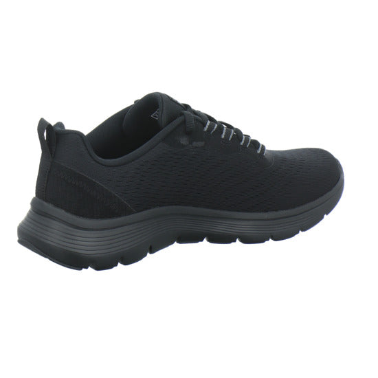 Skechers Flex Appeal Schnürhalbschuhe Schwarz - 360° Ansicht