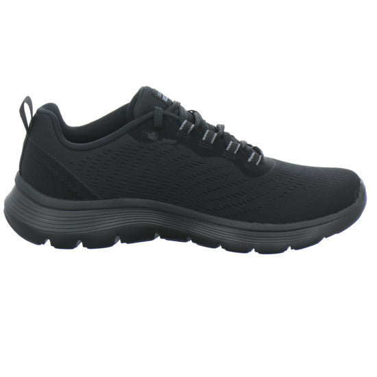 Skechers Flex Appeal Schnürhalbschuhe Schwarz - 360° Ansicht