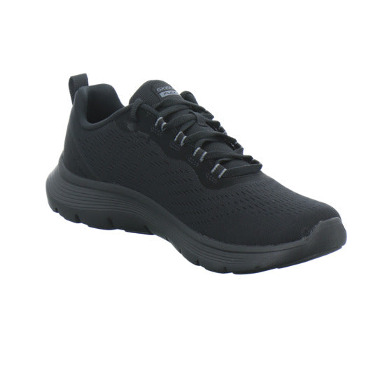 Skechers Flex Appeal Schnürhalbschuhe Schwarz - 360° Ansicht