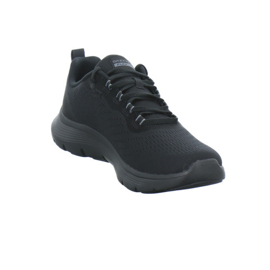 Skechers Flex Appeal Schnürhalbschuhe Schwarz - 360° Ansicht