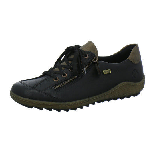 Remonte Schnürhalbschuhe Schwarz - 360° Ansicht