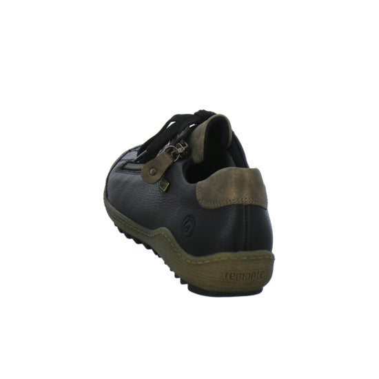 Remonte Schnürhalbschuhe Schwarz - 360° Ansicht