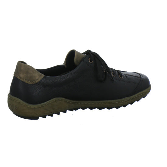 Remonte Schnürhalbschuhe Schwarz - 360° Ansicht