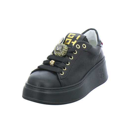 GIO+ Schnürhalbschuhe Schwarz - 360° Ansicht