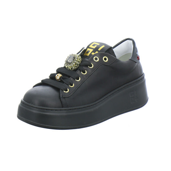 GIO+ Schnürhalbschuhe Schwarz - 360° Ansicht