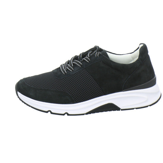 Gabor Comfort Rolling Soft Schnürhalbschuhe Schwarz - 360° Ansicht