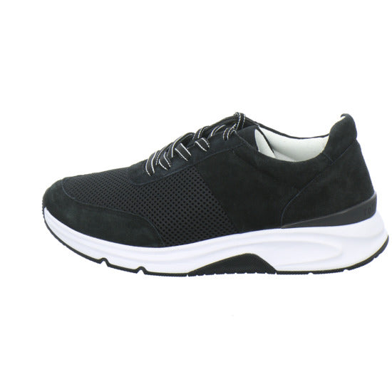 Gabor Comfort Rolling Soft Schnürhalbschuhe Schwarz - 360° Ansicht