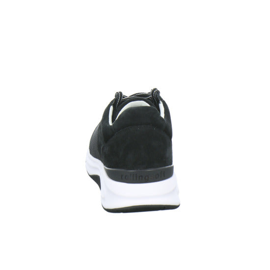 Gabor Comfort Rolling Soft Schnürhalbschuhe Schwarz - 360° Ansicht