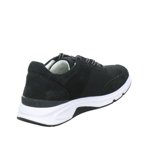 Gabor Comfort Rolling Soft Schnürhalbschuhe Schwarz - 360° Ansicht