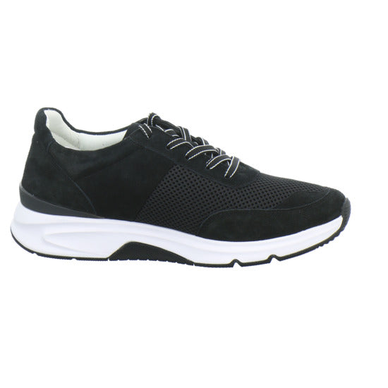 Gabor Comfort Rolling Soft Schnürhalbschuhe Schwarz - 360° Ansicht
