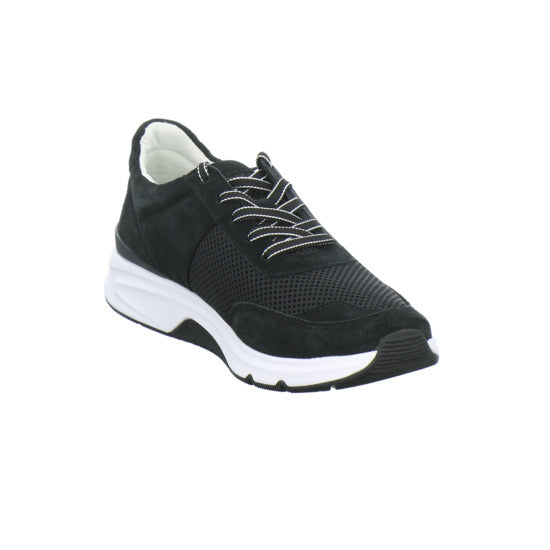 Gabor Comfort Rolling Soft Schnürhalbschuhe Schwarz - 360° Ansicht