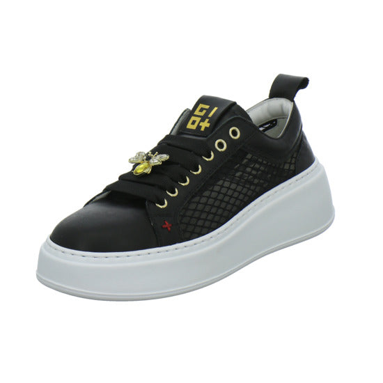 GIO+ Schnürhalbschuhe Schwarz - 360° Ansicht