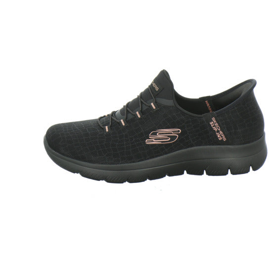 Skechers Slip Ins Schnürhalbschuhe Schwarz
