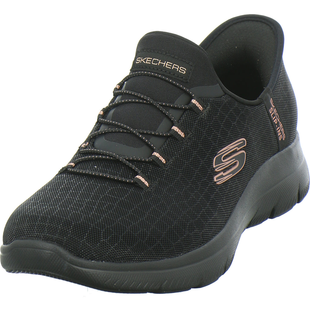 Skechers Slip Ins Schnürhalbschuhe Schwarz