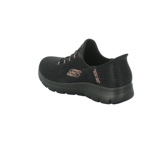 Skechers Slip Ins Schnürhalbschuhe Schwarz