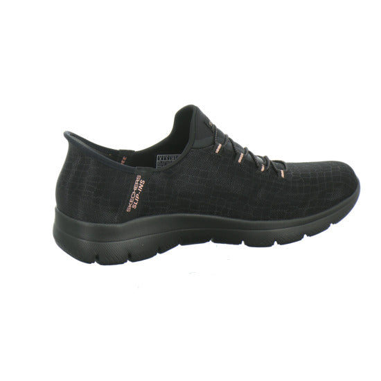 Skechers Slip Ins Schnürhalbschuhe Schwarz