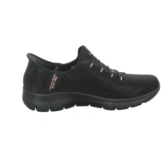 Skechers Slip Ins Schnürhalbschuhe Schwarz