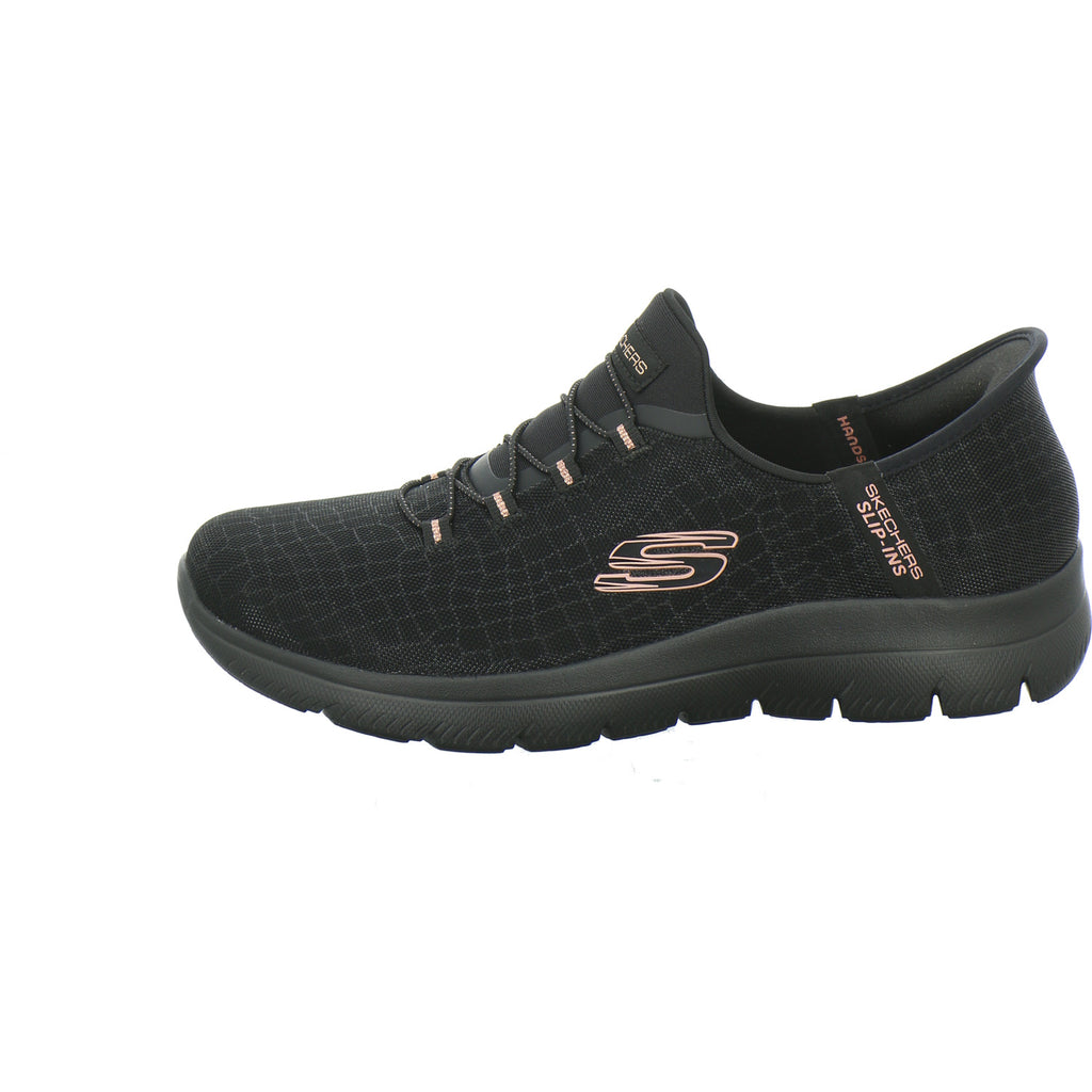 Skechers Slip Ins Schnürhalbschuhe Schwarz