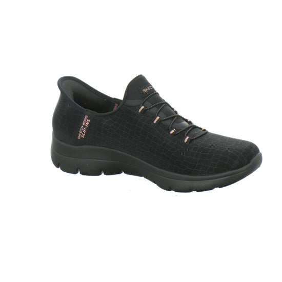 Skechers Slip Ins Schnürhalbschuhe Schwarz