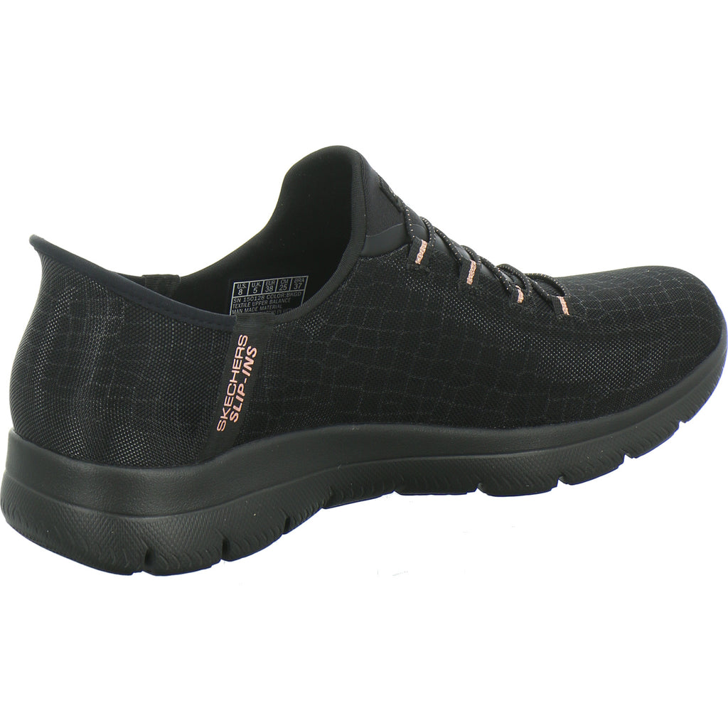 Skechers Slip Ins Schnürhalbschuhe Schwarz
