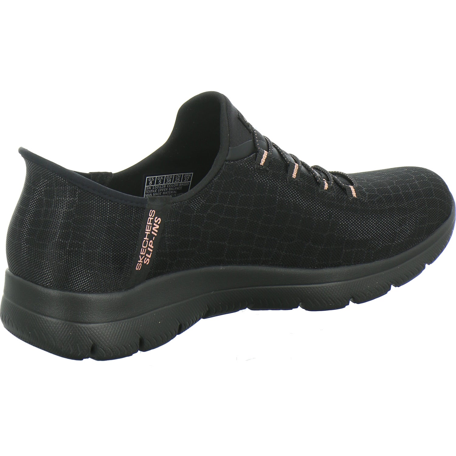 Skechers Slip Ins Schnürhalbschuhe Schwarz