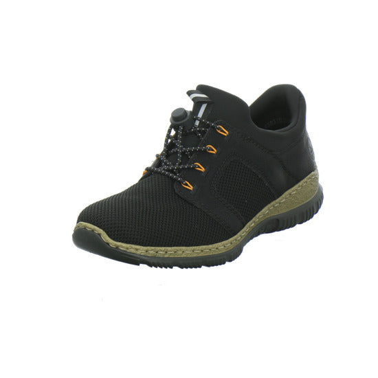 Rieker Schnürhalbschuhe Schwarz