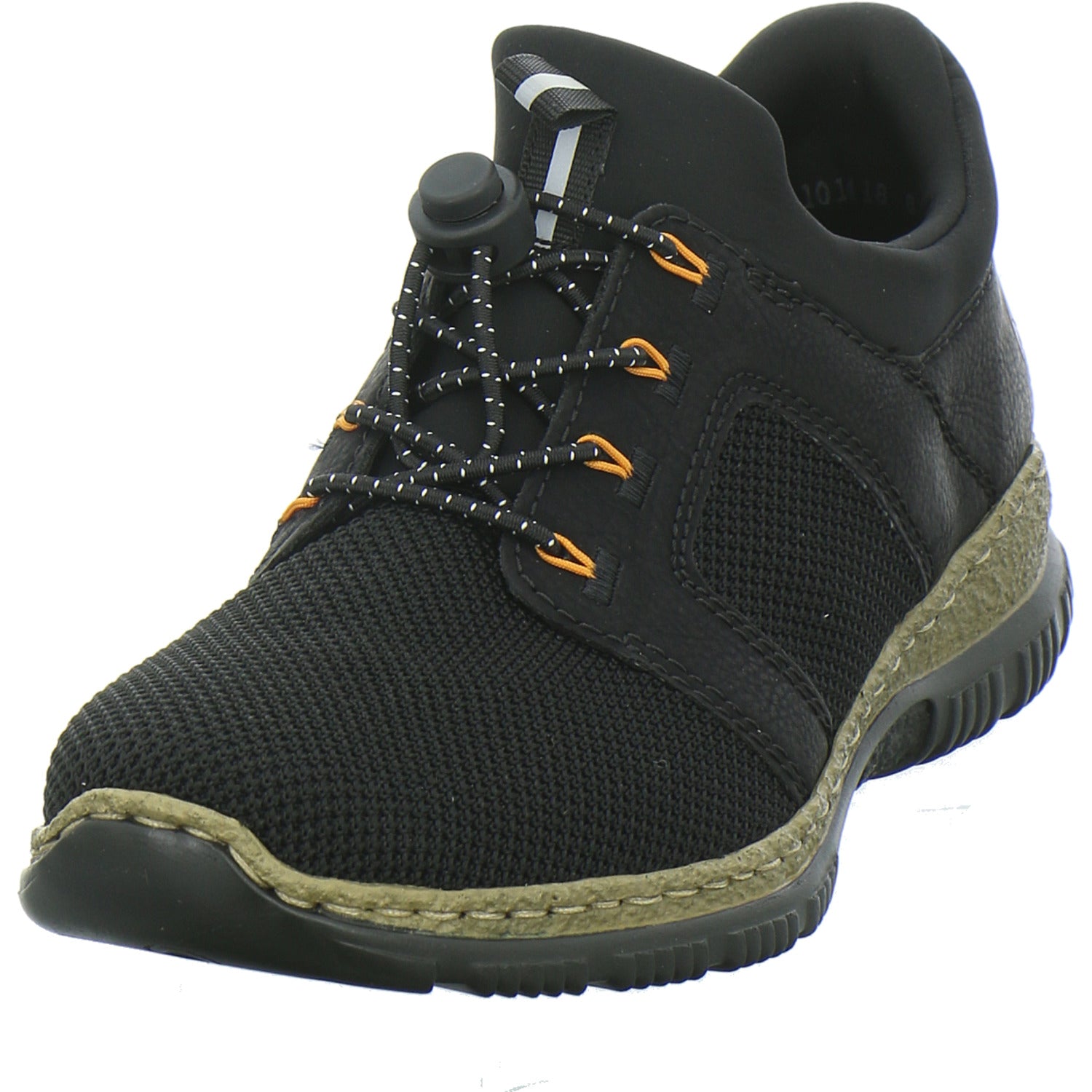Rieker Schnürhalbschuhe Schwarz