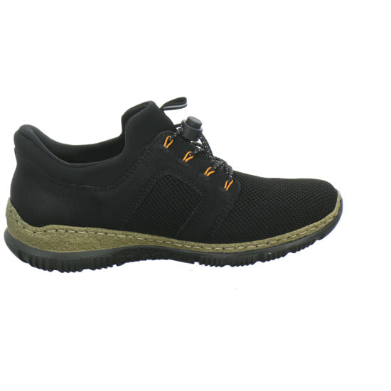 Rieker Schnürhalbschuhe Schwarz