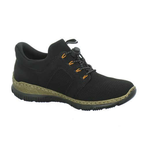 Rieker Schnürhalbschuhe Schwarz