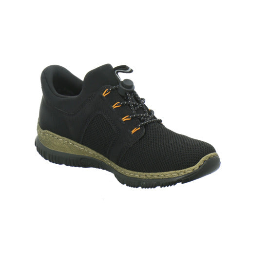 Rieker Schnürhalbschuhe Schwarz