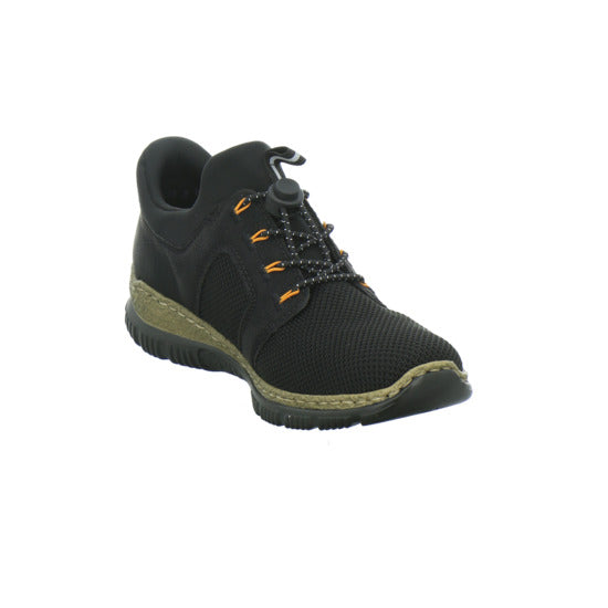 Rieker Schnürhalbschuhe Schwarz