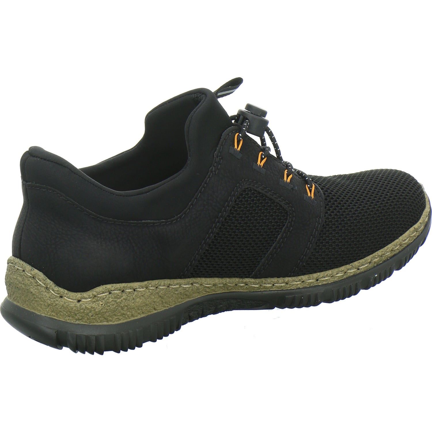 Rieker Schnürhalbschuhe Schwarz