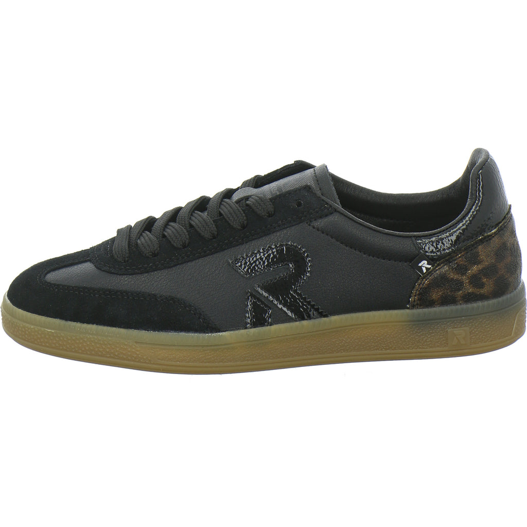 Rieker Schnürhalbschuhe Schwarz