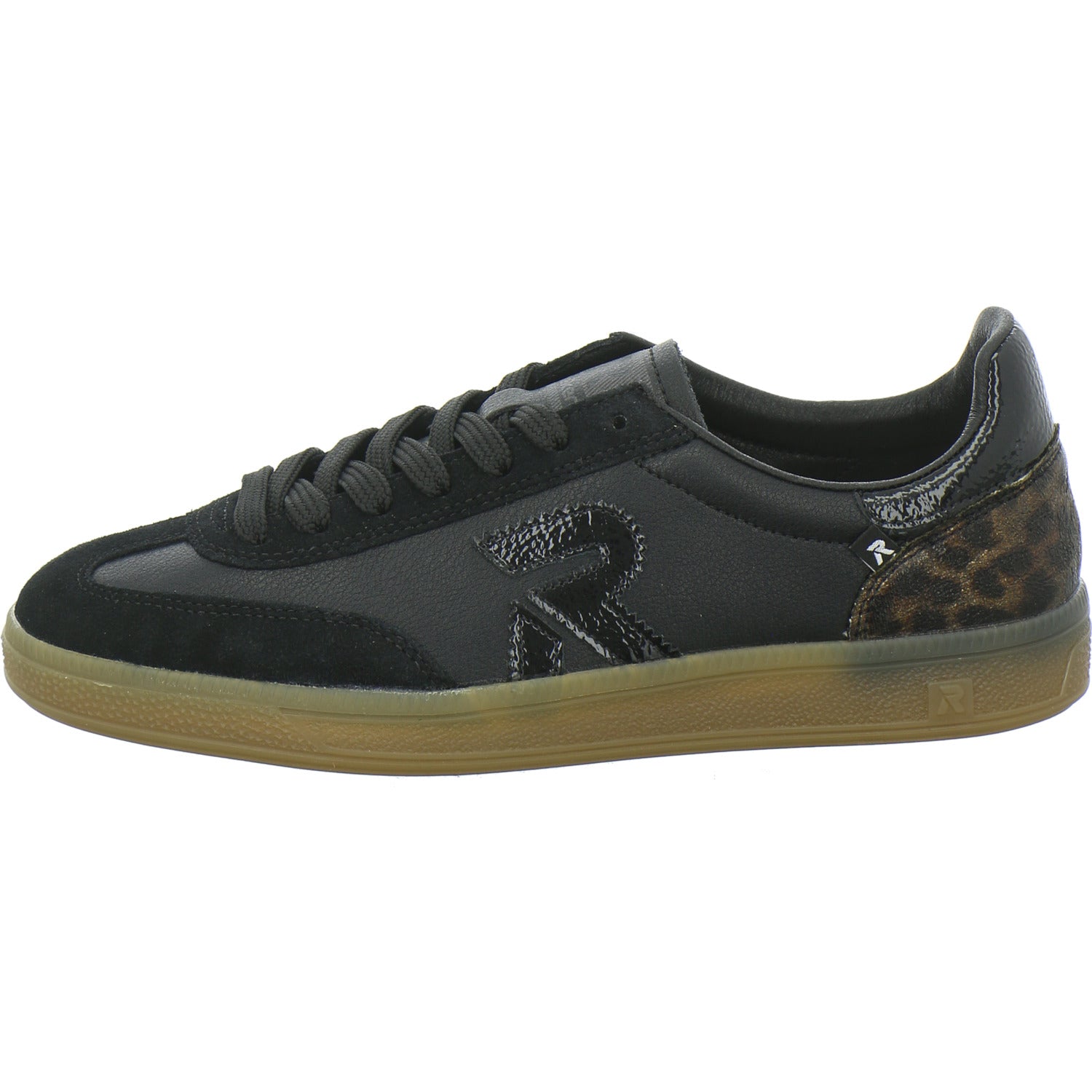 Rieker Schnürhalbschuhe Schwarz