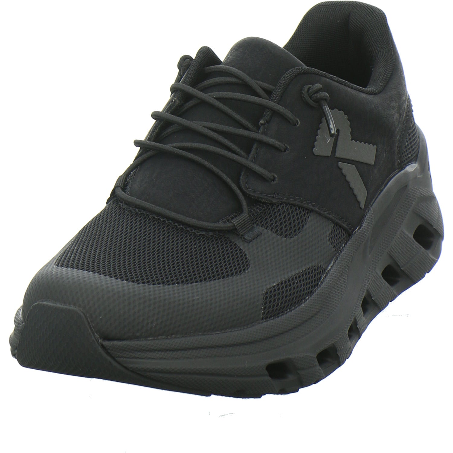 Rieker Schnürhalbschuhe Schwarz