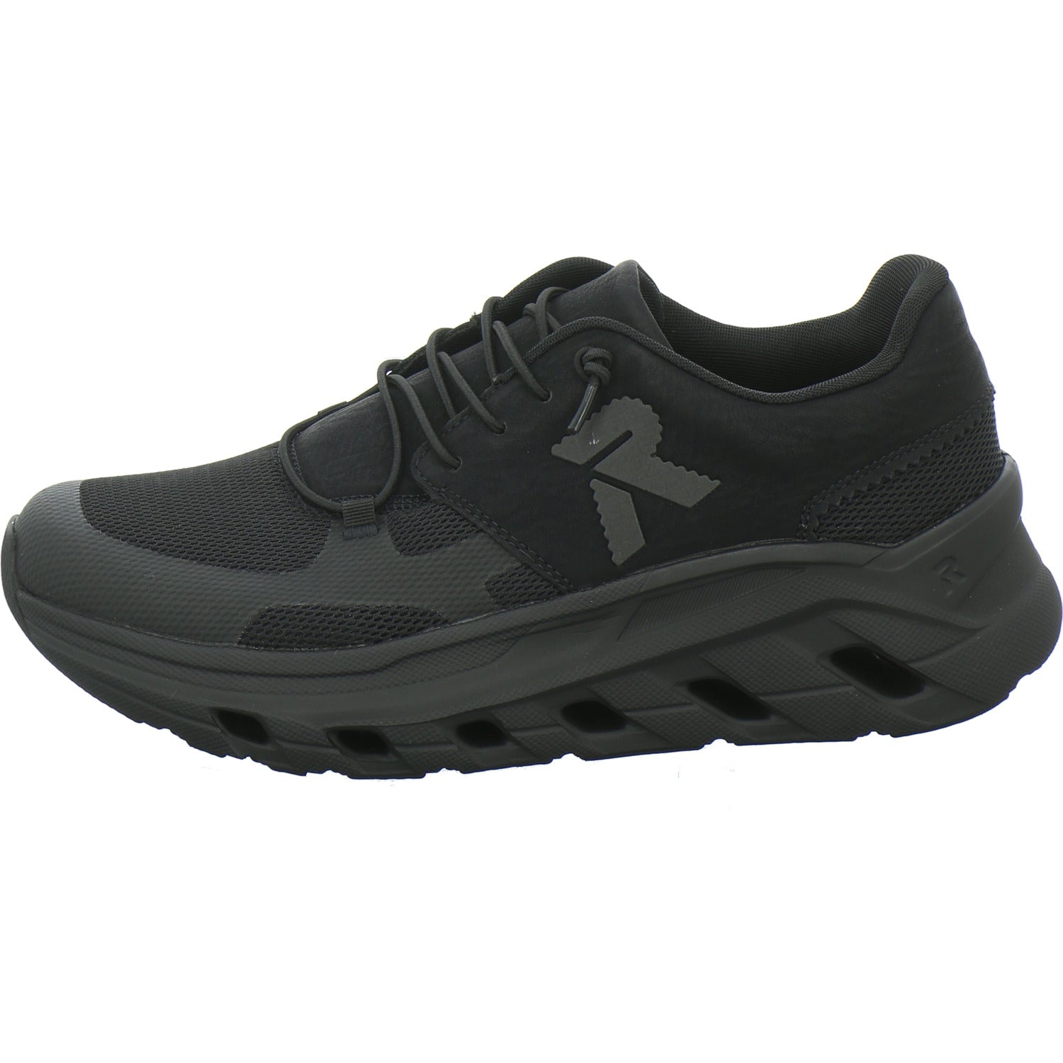 Rieker Schnürhalbschuhe Schwarz