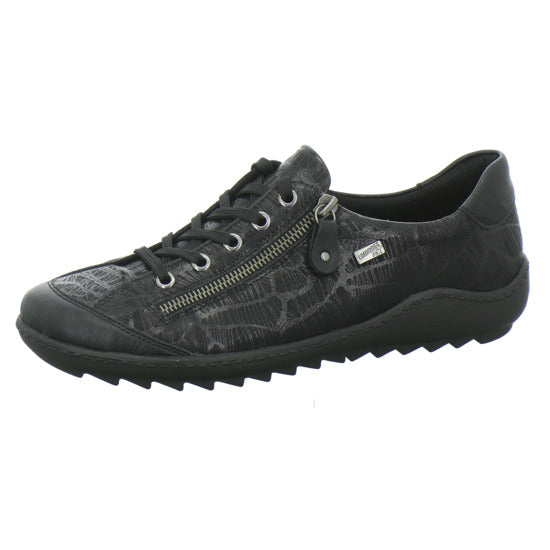 Remonte Schnürhalbschuhe Schwarz
