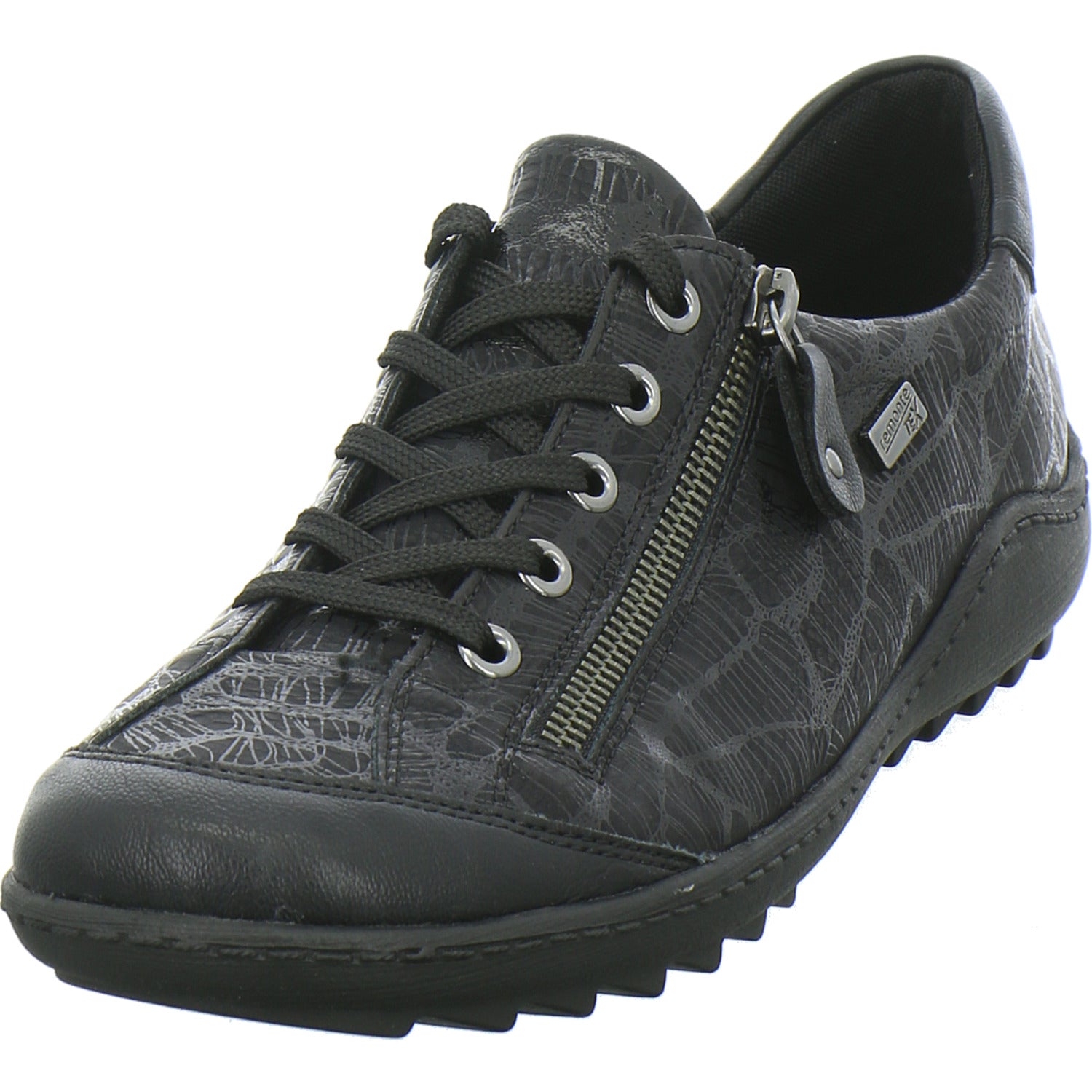 Remonte Schnürhalbschuhe Schwarz