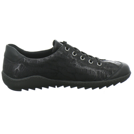 Remonte Schnürhalbschuhe Schwarz