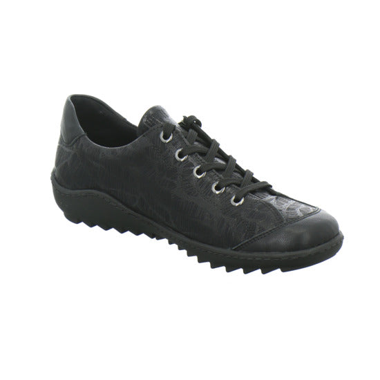 Remonte Schnürhalbschuhe Schwarz