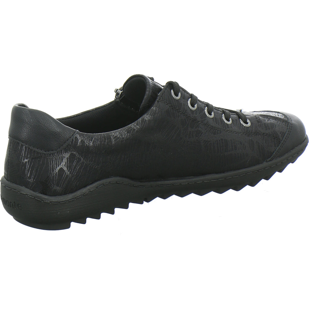 Remonte Schnürhalbschuhe Schwarz