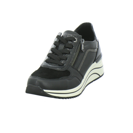Remonte Schnürhalbschuhe Schwarz