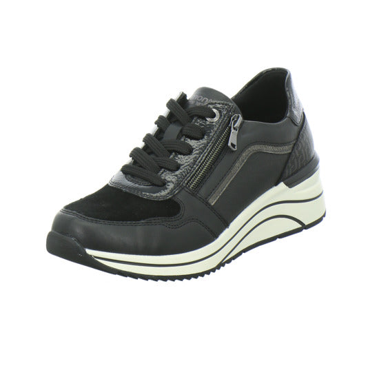 Remonte Schnürhalbschuhe Schwarz
