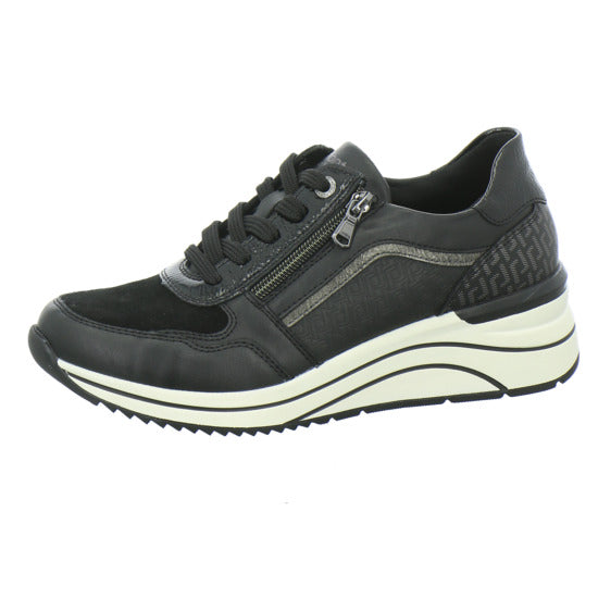 Remonte Schnürhalbschuhe Schwarz