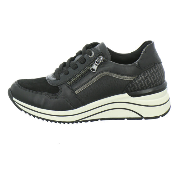 Remonte Schnürhalbschuhe Schwarz