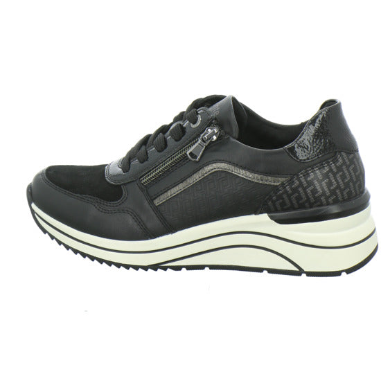 Remonte Schnürhalbschuhe Schwarz