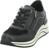 Remonte Schnürhalbschuhe Schwarz