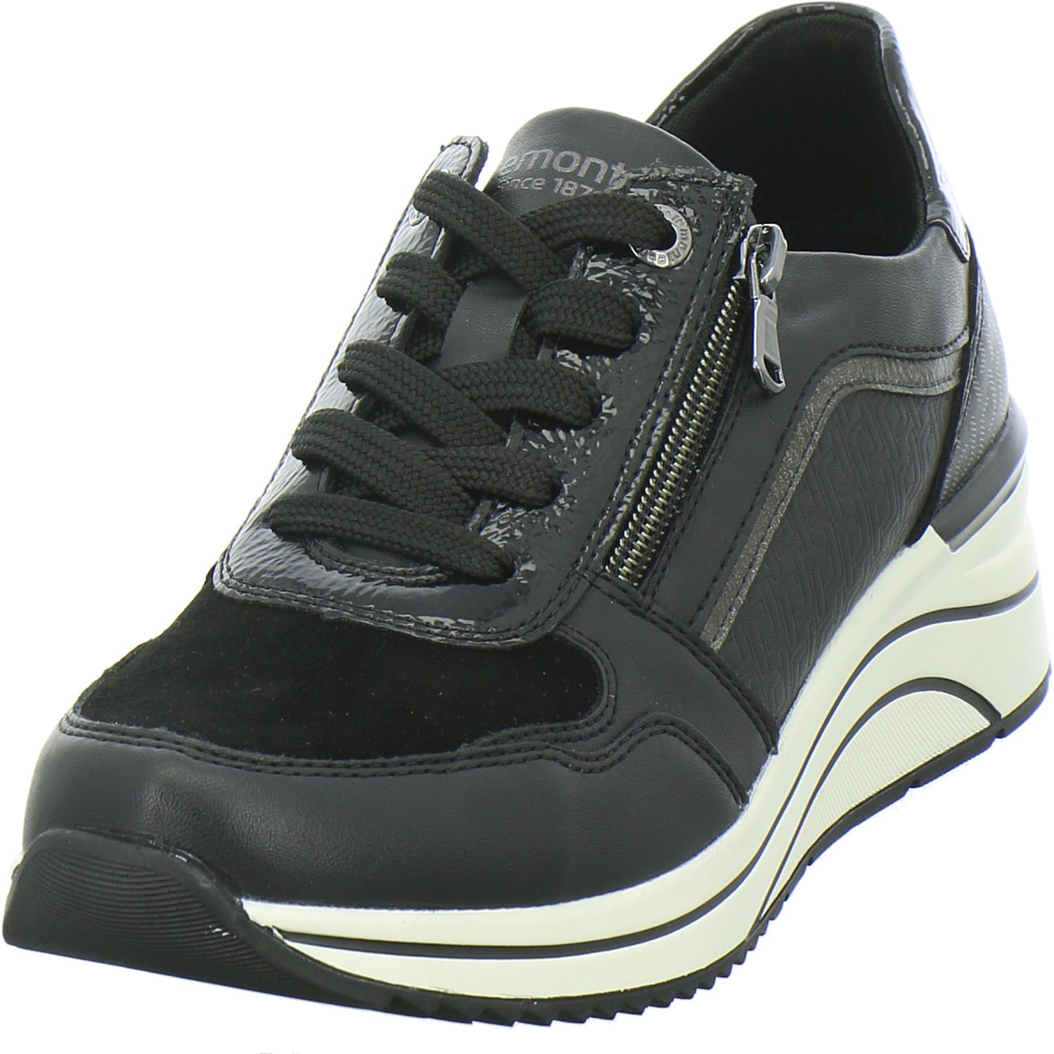 Remonte Schnürhalbschuhe Schwarz