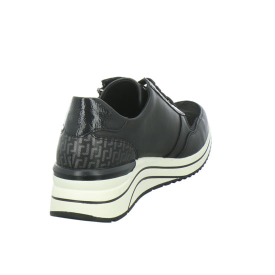Remonte Schnürhalbschuhe Schwarz