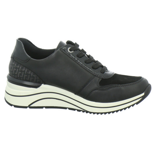 Remonte Schnürhalbschuhe Schwarz